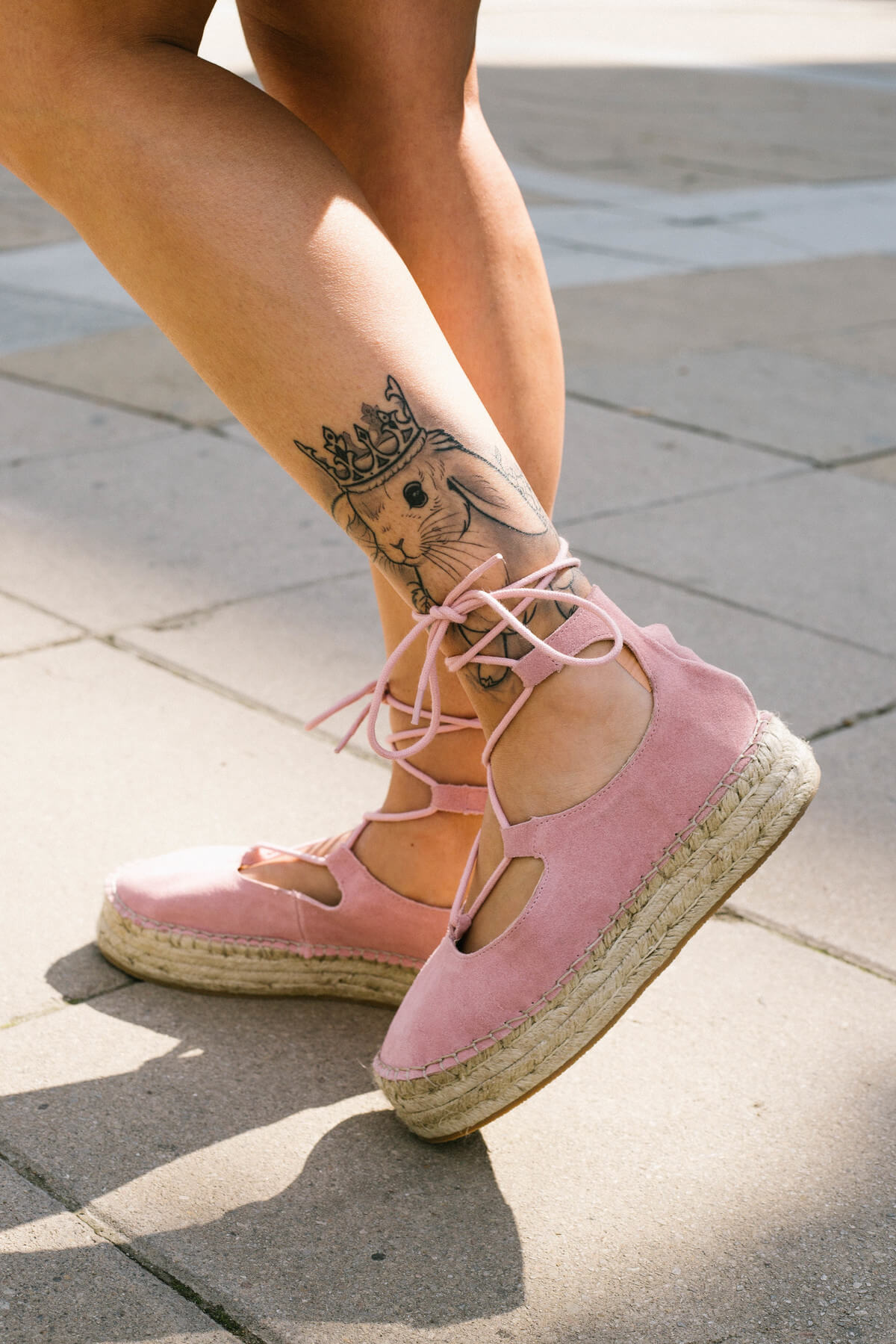 pink espadrilles