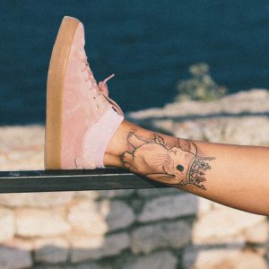 Pull and bear pink sneakers